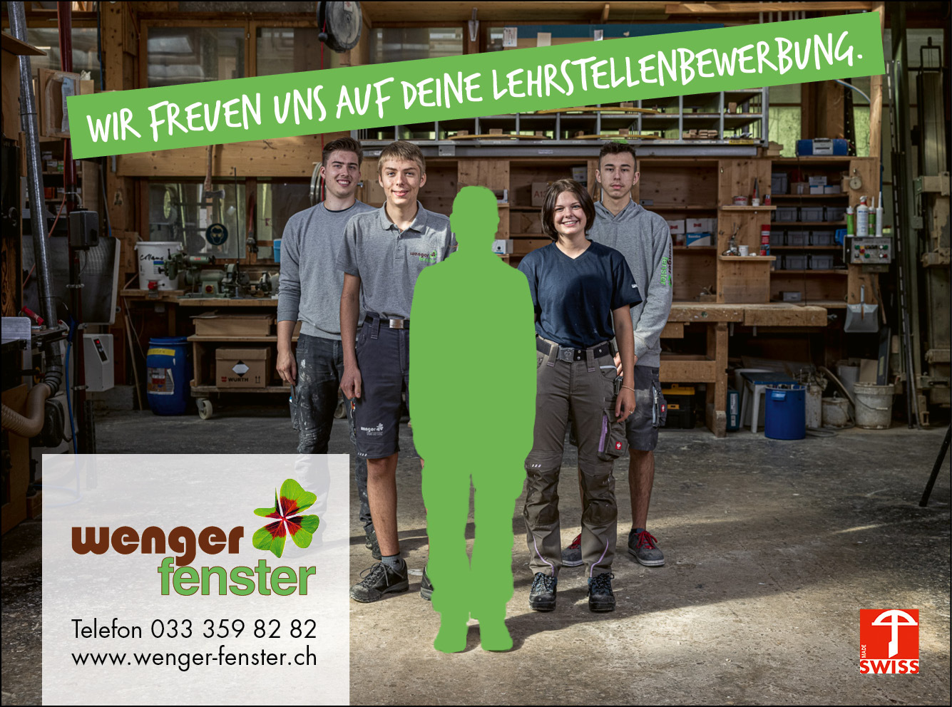 Du möchtest eine Lehrstelle in einem aufgestellten Team mit interessanten Aufgaben? Melde dich bei uns für einen Schnuppertermin.